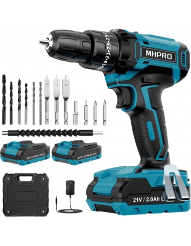 MHPRO Trapano Avvitatore Batteria...