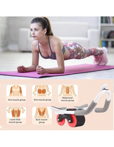 Rullo per esercizi addominali con...