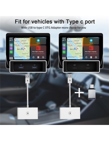 Cavo adattatore CarPlay Wireless per...