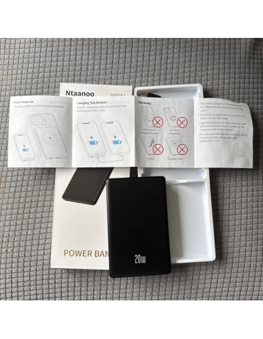 Ntaanoo MP051 Power Bank senza fili...