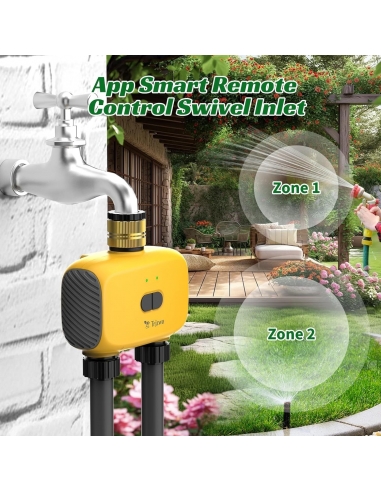 TRJZWA Timer per irrigazione WiFi,...