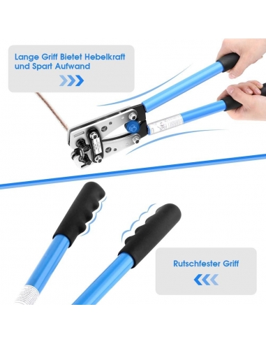 Pinza crimpatrice professionale in...