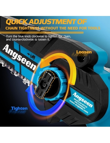 Angseen Sy-15 blu Mini Motosega a...