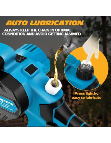 Angseen Sy-15 blu Mini Motosega a...