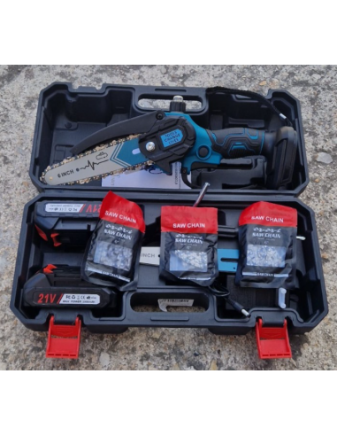 Tools blu Mini Motosega a Batteria...