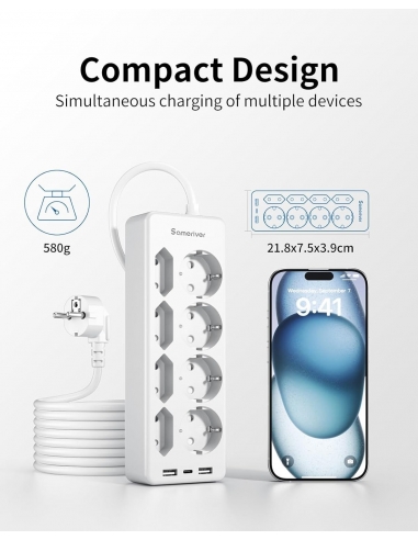 Sameriver ZYC52 Ciabatta Elettrica...