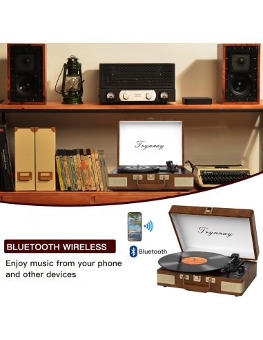 Trynnay Giradischi a 3 marce, lettore...