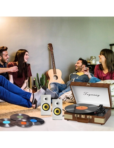 Trynnay Giradischi a 3 marce, lettore...