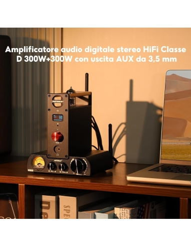 Aiyima A08Pro Bluetooth 5.1 TPA3255...