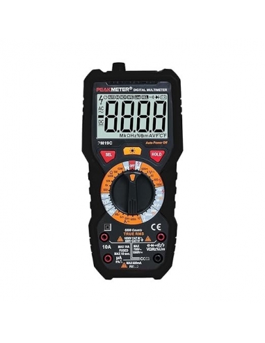 PeakMeter Multimetro digitale 6000...