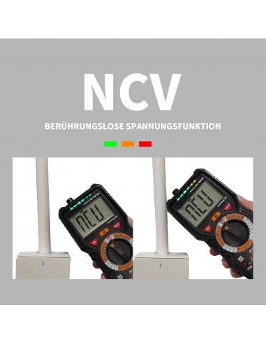 PeakMeter Multimetro digitale 6000...