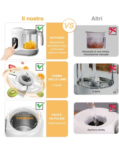 Bear Cuoci pappa Multifunzione, Mixer...