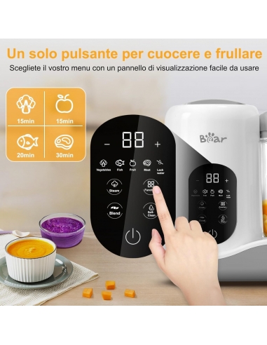 Bear Cuoci pappa Multifunzione, Mixer...