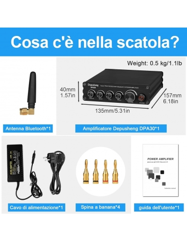 Depusheng DPA30 TPA3116D2 CHIP Mini...