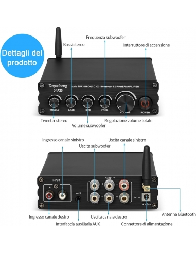 Depusheng DPA30 TPA3116D2 CHIP Mini...
