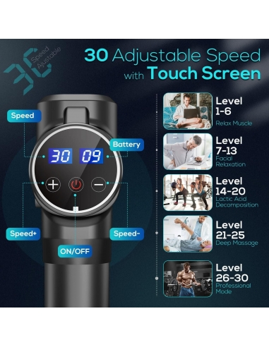 Ansgec Pistola Massaggio Muscolare,...