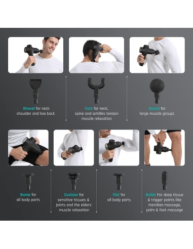 Mebak 3 Pistola Massaggio Muscolare...