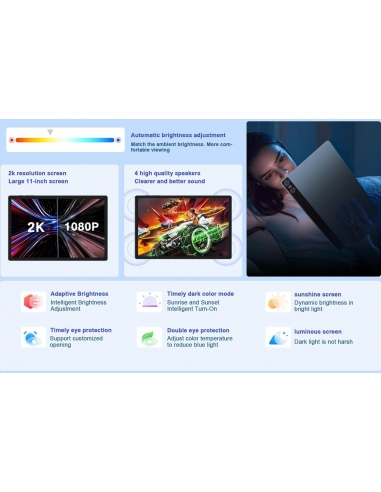 YESTEL T15 Tablet 11" Android16 GB...