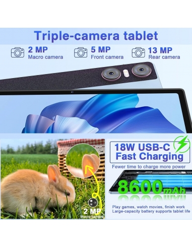 YESTEL T15 Tablet 11" Android16 GB...