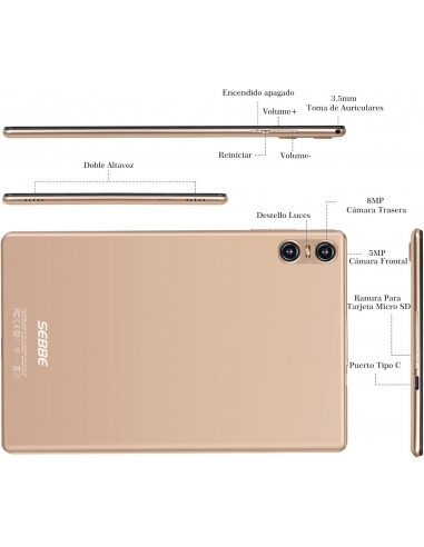 SEBBE S22 Tablet 10 Pollici Android...