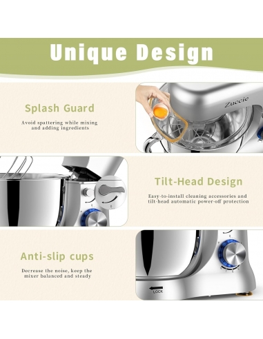 Zuccie Impastatrice Planetaria, 1000W...