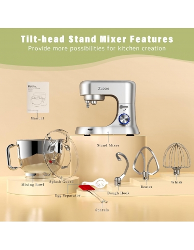 Zuccie Impastatrice Planetaria, 1000W...