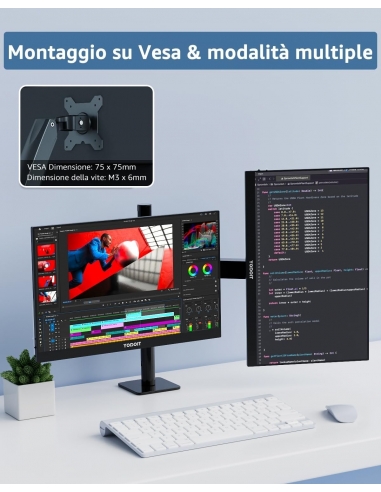 Yodoit PTM14 Monitor portatile...