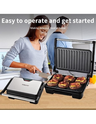 SOKANY Panini Maker Piastra...