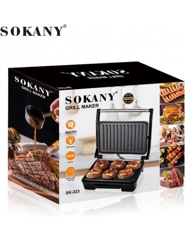 SOKANY Panini Maker Piastra...