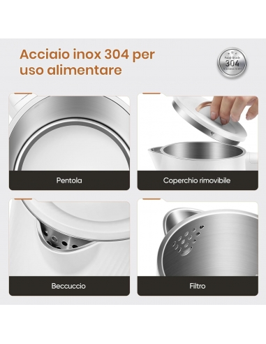 OLEGA ALG-XL68 Bollitore elettrico...