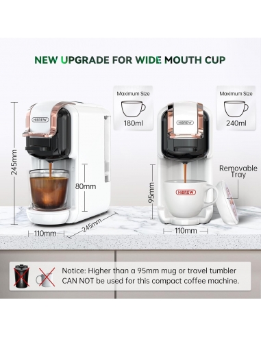 HIBREW Macchina da caffè H2B...