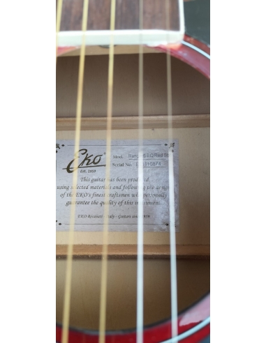 EKO Ranger 6 EQ Red Sunburst CHITARRA...