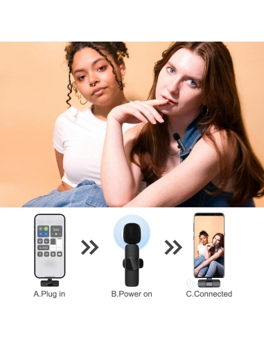 Microfono Wireless Universale...