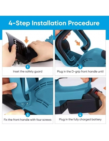 LEEIKO MR8502 Tagliasiepi a batteria...