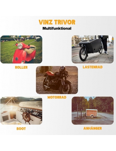 VINZ Catena Antifurto Moto ø11mm |...