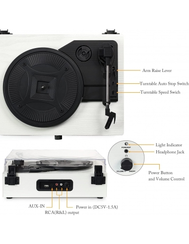 Giradischi Udreamer altoparlanti...