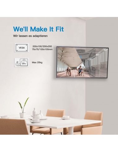 PERLESMITH Supporto TV Parete per...