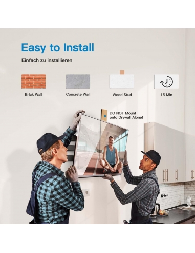 PERLESMITH Supporto TV Parete per...