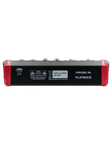 PROEL PLAYMIX6 Mixer compatto 6...