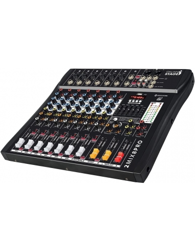 Italian Stage 2MIX8PRO 8 Canali Mixer...