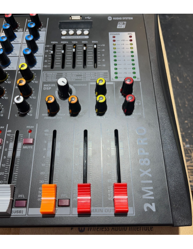 Italian Stage 2MIX8PRO 8 Canali Mixer...