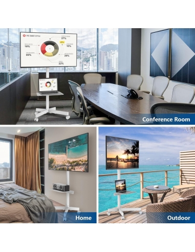 RFIVER Supporto TV da Pavimento Porta...