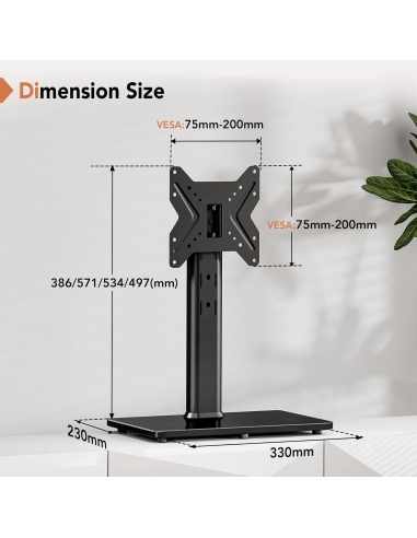 Hemudu Supporto TV da Tavolo,...