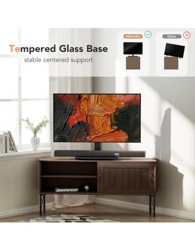 Hemudu Supporto TV da Tavolo,...