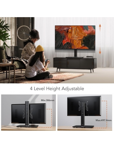 Hemudu Supporto TV da Tavolo,...