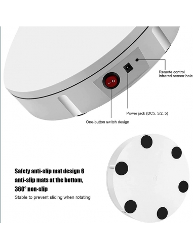 YIHEMEI Espositore Rotante...