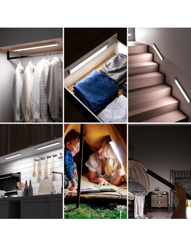 OUILA Led x3 Armadio con sensore di...