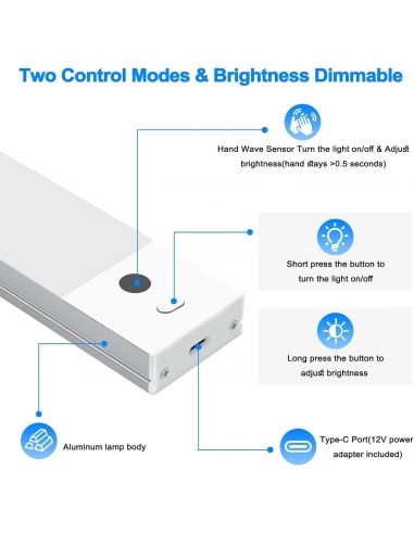 Topplee Barre Led Sottopensile Cucina...