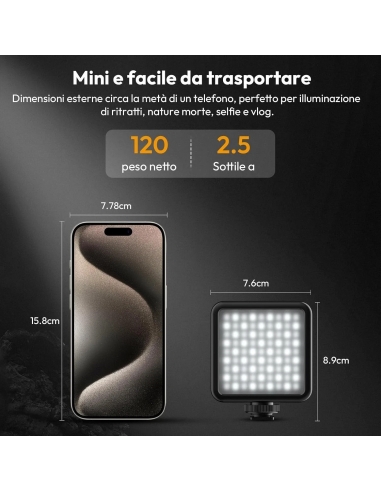 VIJIM VL81 Flash Luce per Video, Led...