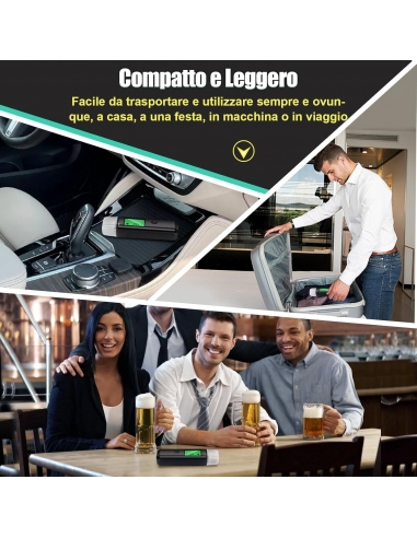 Pious Etilometro Portatile per Alcol...